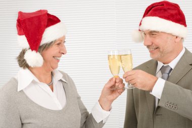 Xmas iş tost üst düzey meslektaşları kutlamak