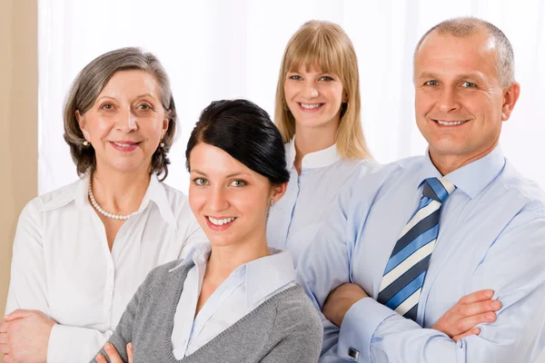 Confident business team smiling portrait Royalty Free Stock Images