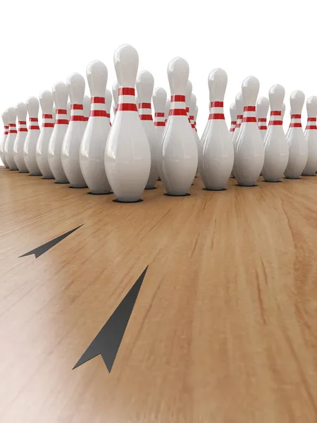 Gioco di bowling — Foto Stock