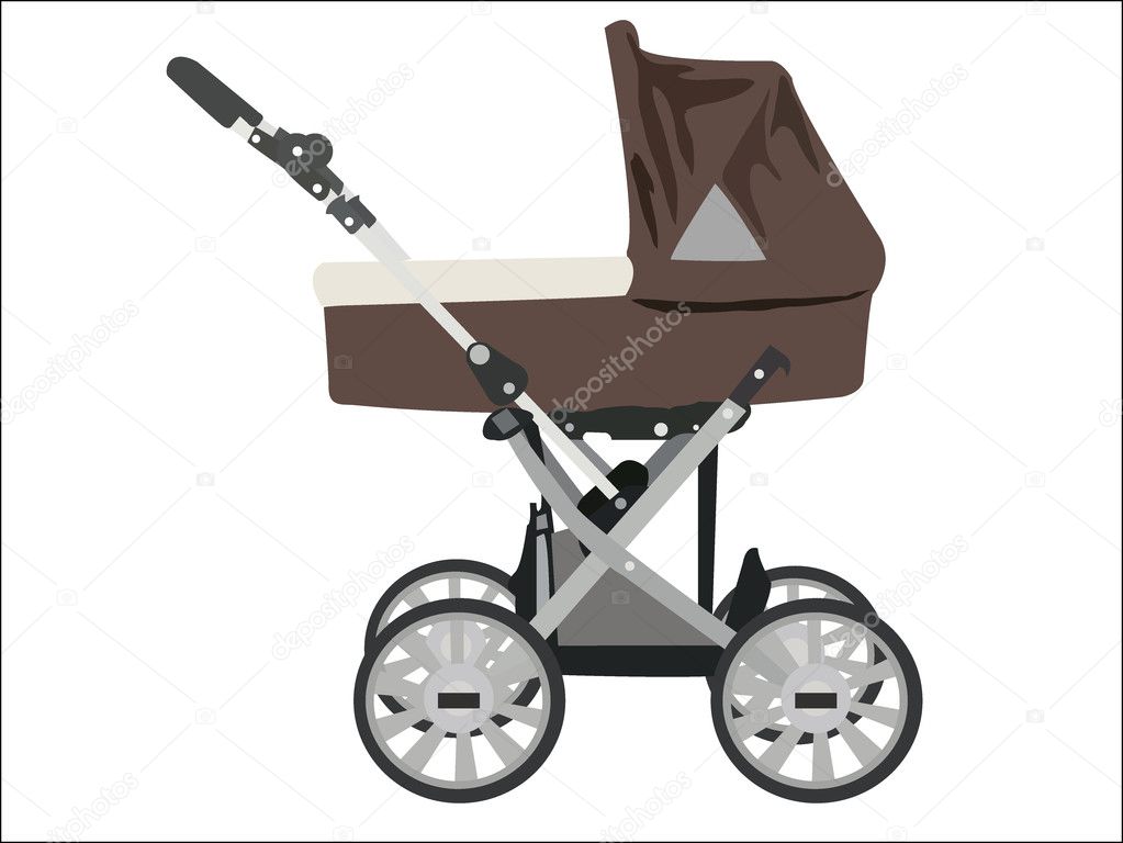 Zoomed baby stroller image