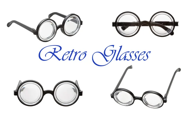 Zestaw retro okulary — Zdjęcie stockowe