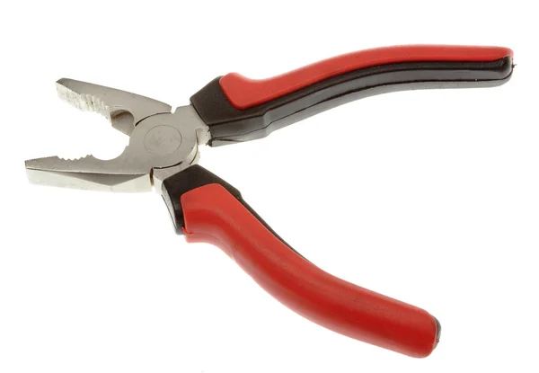 Red pliers isolated — Stock Photo, Image
