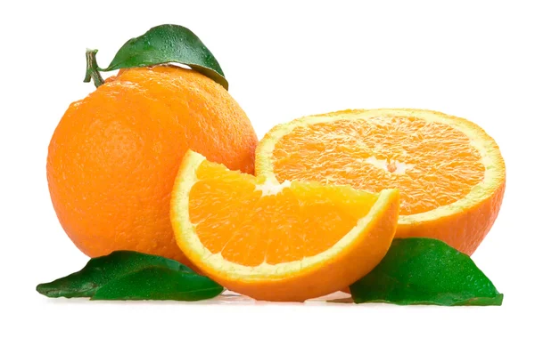 Orangen isoliert — Stockfoto