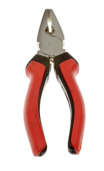 Red pliers isolated — Stock Photo, Image