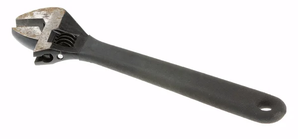 Adjustable wrench isolated — Stock Photo, Image