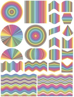 Set of vector design elements clipart