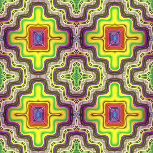 Optic illusion illustration with geometric design — Stock Photo, Image