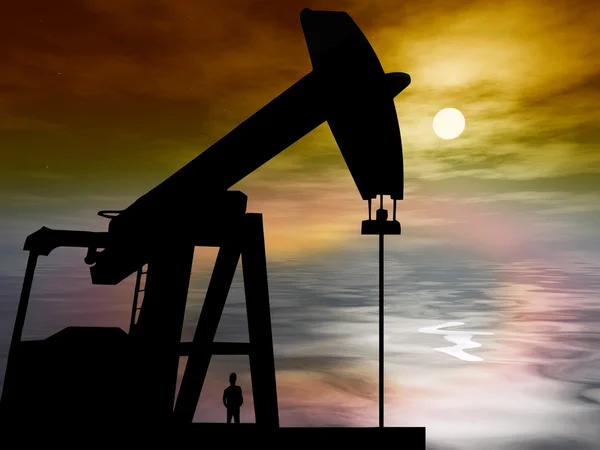 Wiercenia ropy — Zdjęcie stockowe