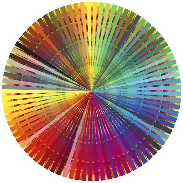 Rainbow color wheel — Stock Photo, Image