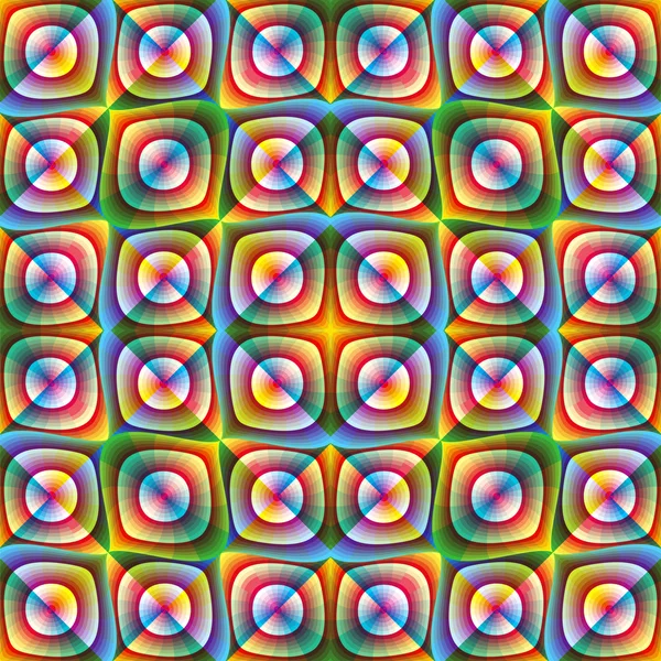 Optisk illusion illustration med geometrisk mønster - Stock-foto