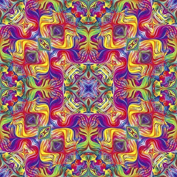 Illustration der optischen Täuschung mit geometrischem Muster — Stockfoto