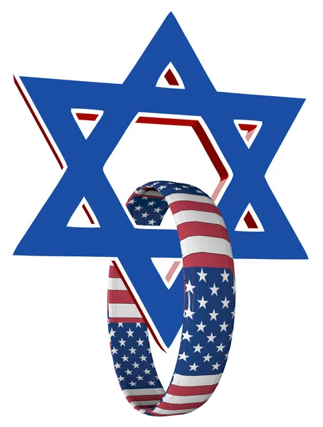 VS en Israël — Stockfoto