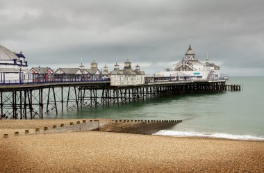 Pier eastbourne seaside england clipart