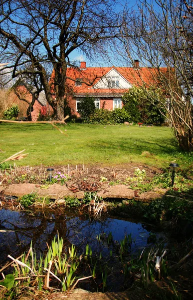 Home park farm Denmark — Stock Photo, Image