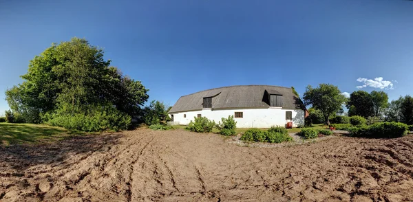 Farma dům domácí Dánsko — Stock fotografie