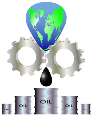 Extraction of natural resources clipart