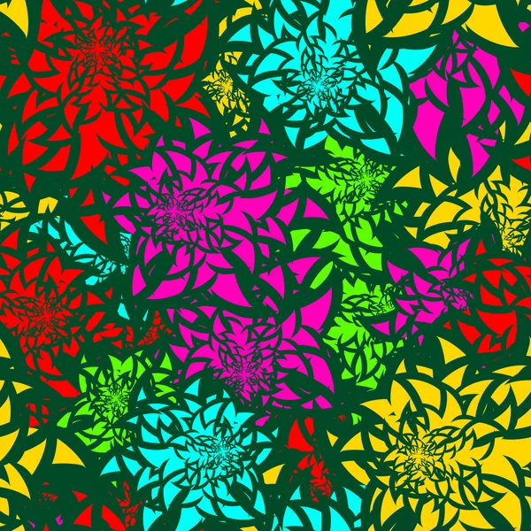 Бесшовный цветочный фон 2 — стоковый вектор