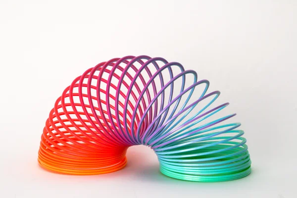 Slinky brinquedo primavera — Fotografia de Stock