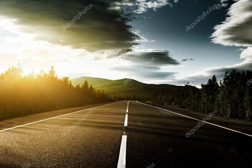 Road in mountains