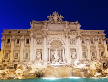 Fountain Trevi in Rome clipart
