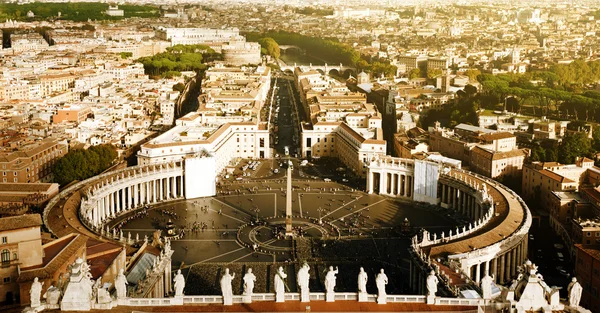 Vaticaan plein van Sint Pieter — Stockfoto