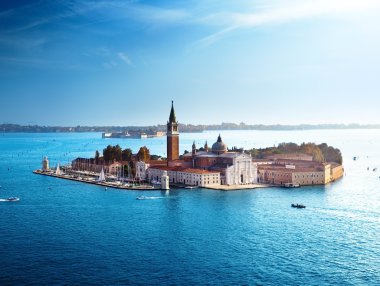 View of San Giorgio island, Venice, Italy clipart