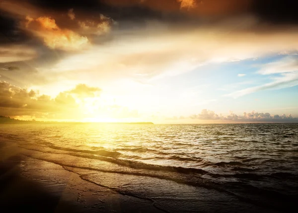 Sonnenaufgang und Atlantik — Stockfoto