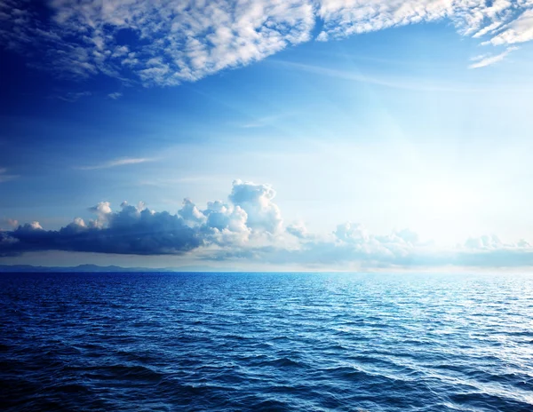 Caribbean sea and perfect sky — Stock Photo, Image