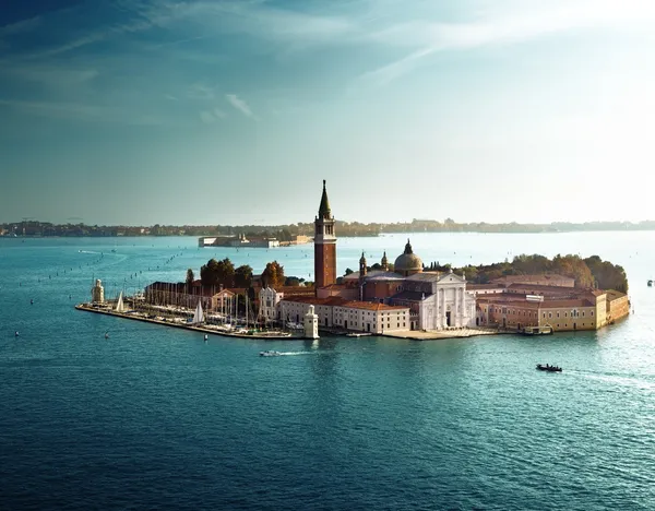Vista de la isla de San Giorgio, Venecia, Italia —  Fotos de Stock