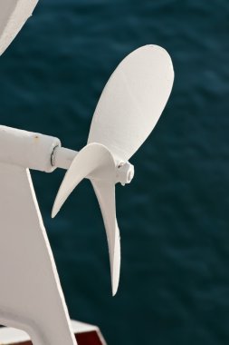 Boat's propeller clipart