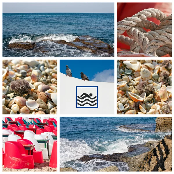 Collage marino — Foto Stock