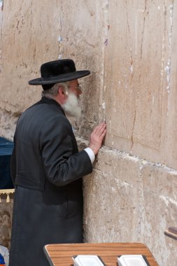 Wailing Wall Jerusalem, praying clipart