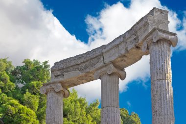 Archaeological Site of Olympia, Greece. clipart