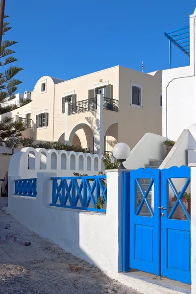 Santorini straten — Stockfoto