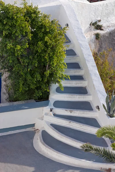 Santoini kroki — Zdjęcie stockowe