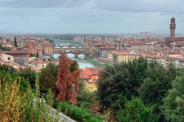 Понте Веккьо Флоренция, Италия — стоковое фото
