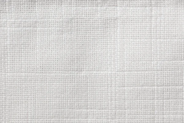 Hoge resolutie wit linnen doek textuur — Stockfoto