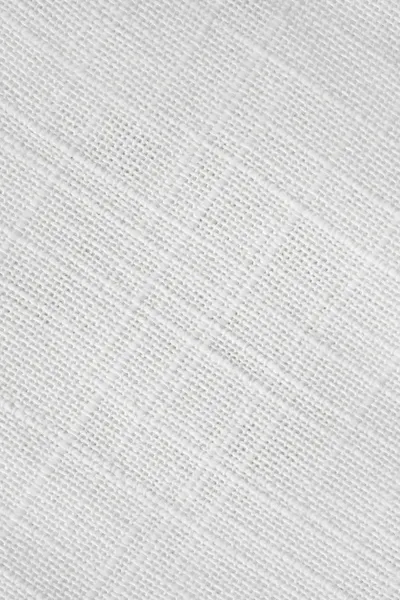 Hoge resolutie wit linnen doek textuur — Stockfoto