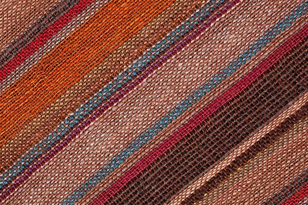 Vysoké rozlišení vícebarevný textilní pruhované pozadí — Stock fotografie