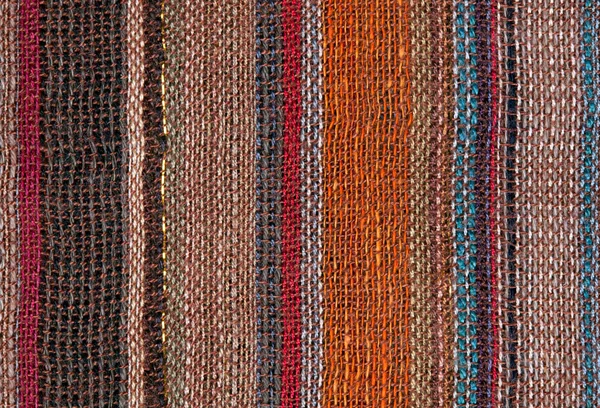 Vysoké rozlišení vícebarevný textilní pruhované pozadí — Stock fotografie