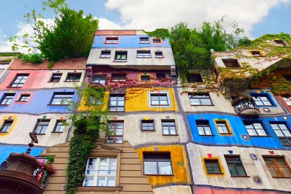 Casa Hundertwasser en Viena, Austria . — Foto de Stock