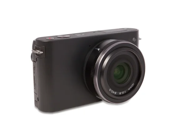 Digitální kompaktní fotoaparát izolovaných na bílém pozadí — Stock fotografie