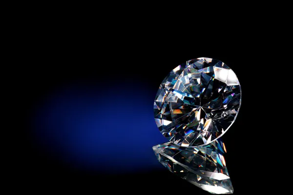 Diamond blue background — Stock Photo, Image