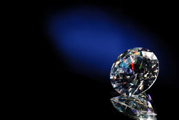 Fondo azul diamante — Foto de Stock