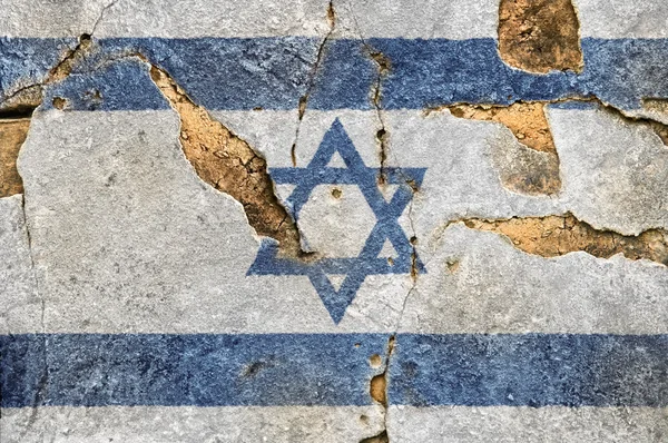 Grunge Flag Of Israel. — Stock Photo, Image