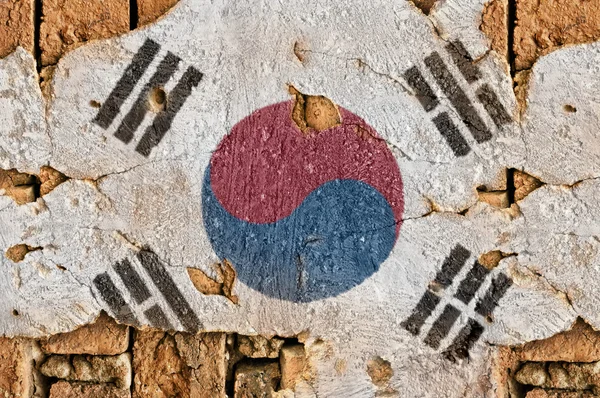 Grunge Flag Of South Korea — Stock Photo, Image