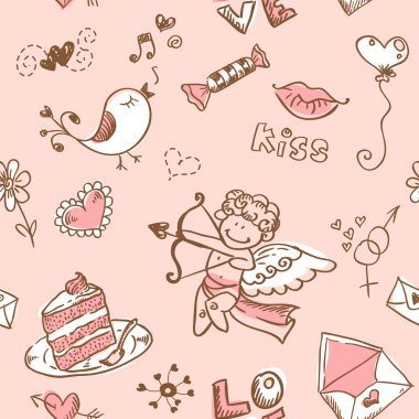 Doodle Valentine clipart