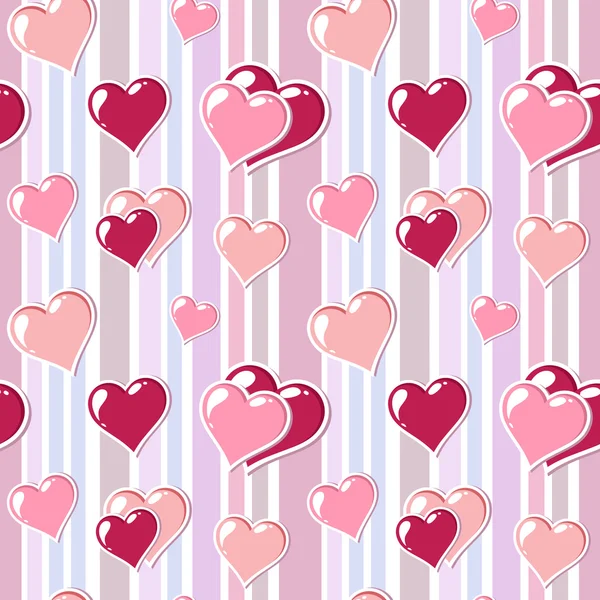 Valentine φόντο με καρδιές — Διανυσματικό Αρχείο