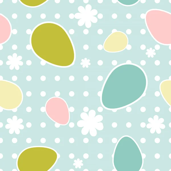 Modèle sans couture de Pâques — Image vectorielle