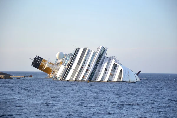 stock image Costa Concordia sinking